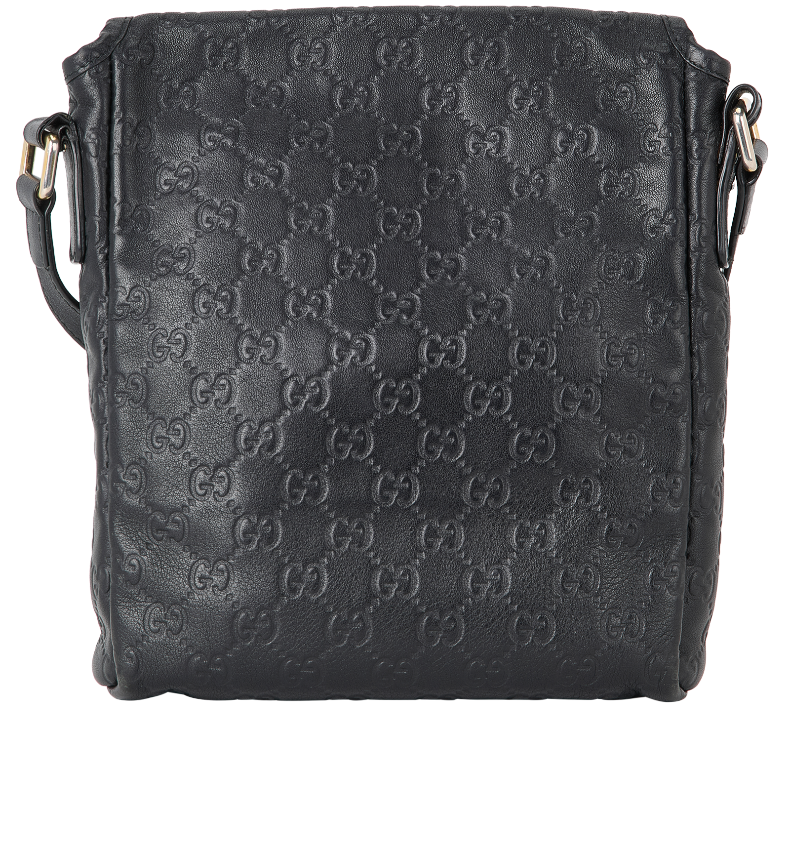 Guccissima Messenger, &pound;190, Handbags, Black, Leather, Back view